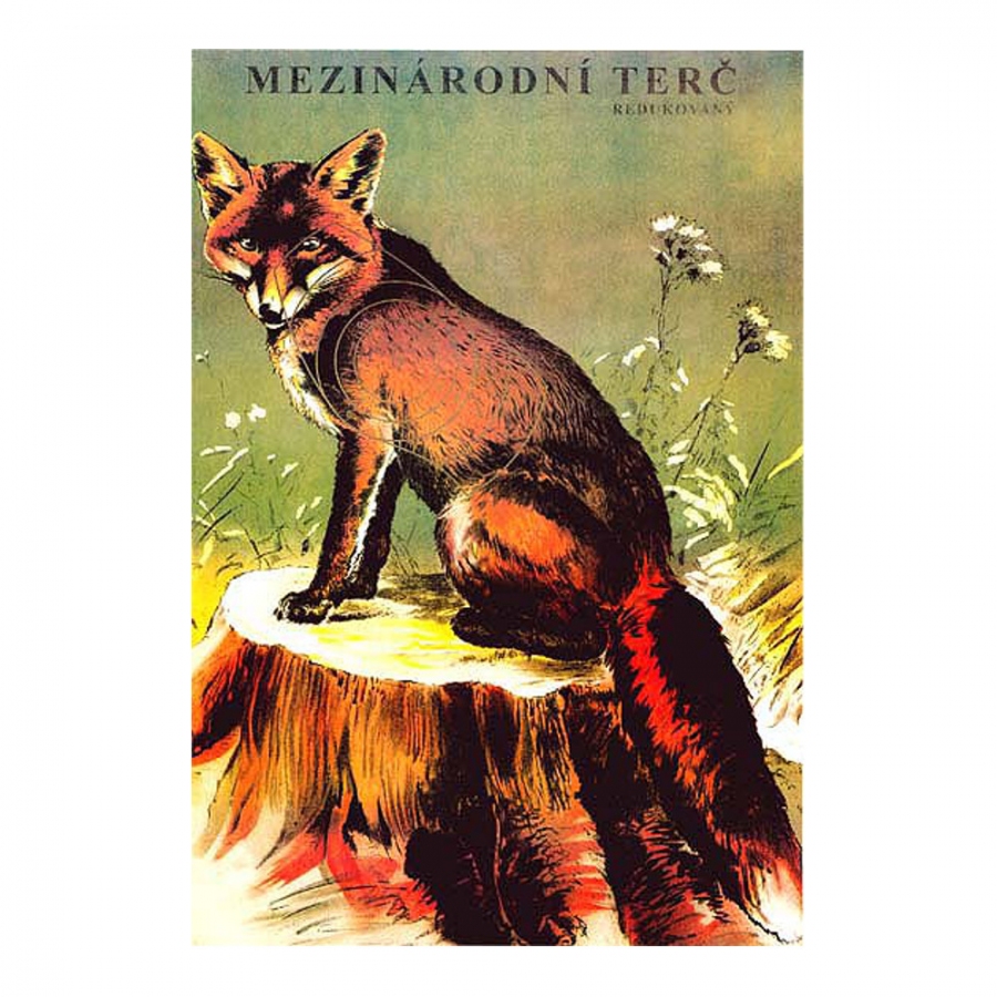 Mezinárodní terč LIŠKA redukovaný 420 x 620 mm 25ks