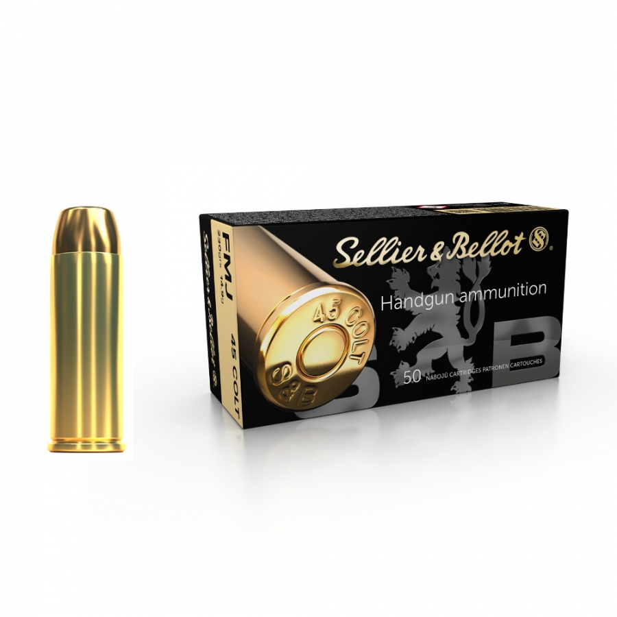 Náboje Sellier & Bellot .45 Colt FMJ 14,9 g / 230 grs / 50 ks