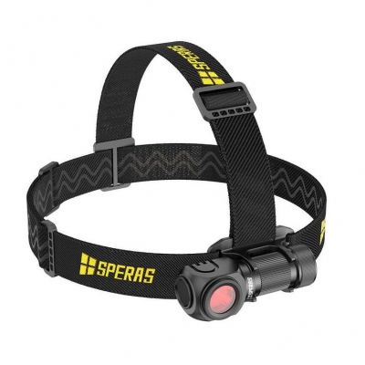 Svítilna čelová SPERAS B7 dobíjecí 600 lumenů